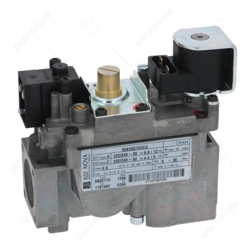 gasventiel SIT type ELETTROSIT 230V gasingang 3/4" gasuitgang 3/4" thermoelementaansluiting M9x1