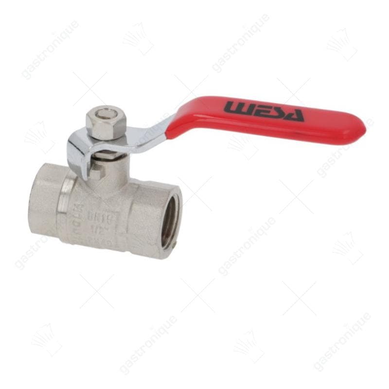 kogelkraan aansluiting 1/2" ID - 1/2" ID DN15 totale lengte 50mm met hendelgreep - Image 1