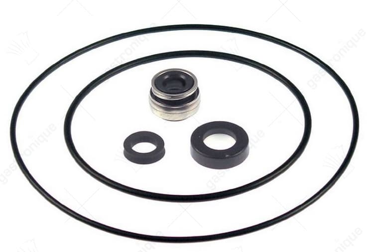 glijring dichting set voor schacht ø 12mm AD ø 24mm H 15mm hoogte tegenring 8mm