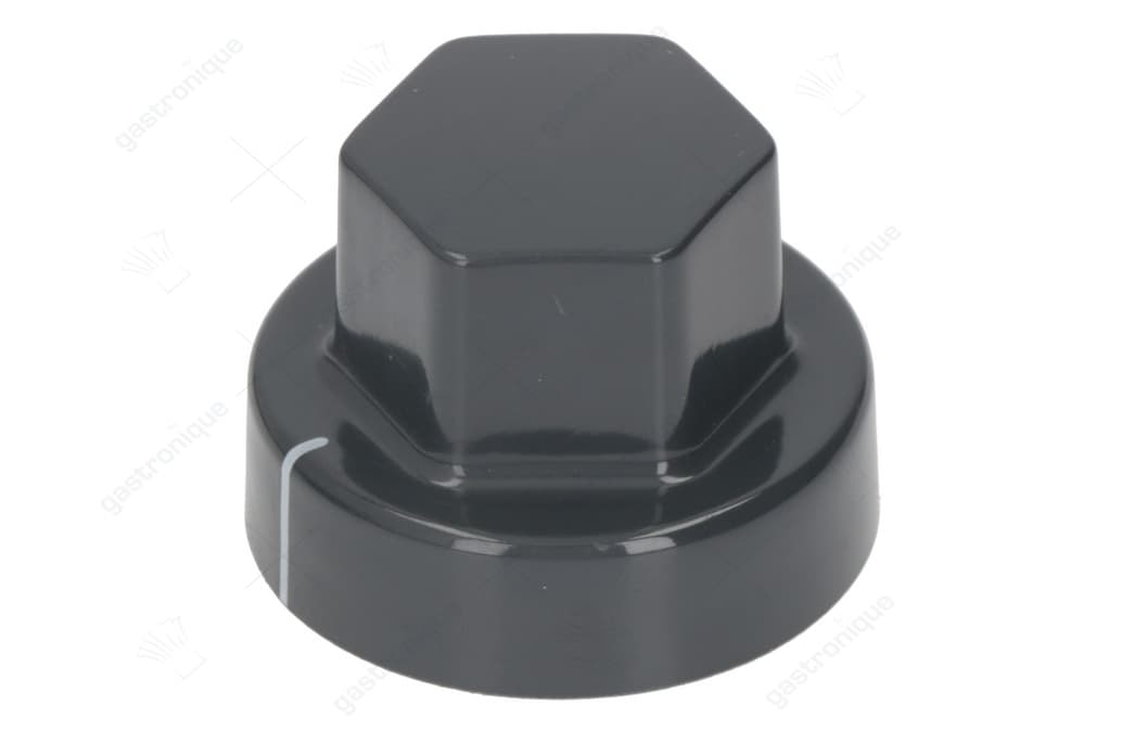 zwarte knop ø 55 mm - Image 1