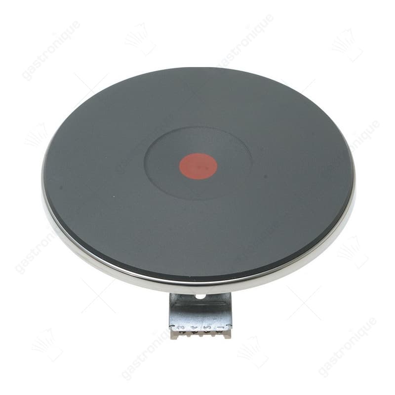 kookplaat ø 220mm 2600W 440V aansluiting 4 schroefklemmen met 8mm oversteekrand - Image 1