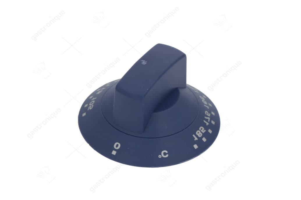 blauwe knop ø 60 mm 105-185°c