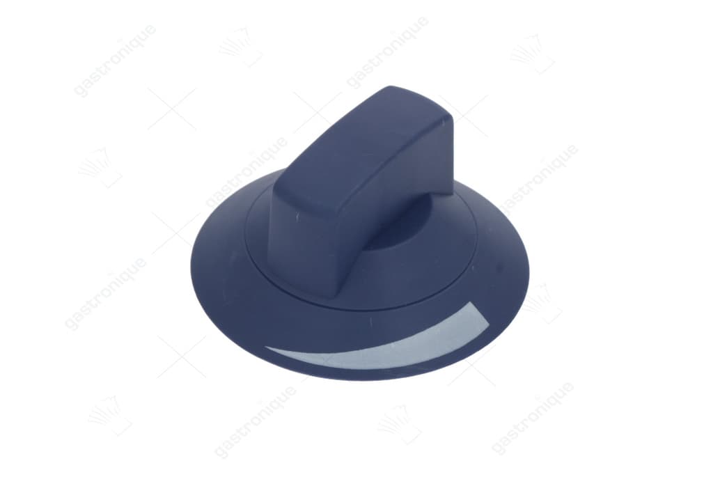 blauwe knop ø 60 mm bedrukt