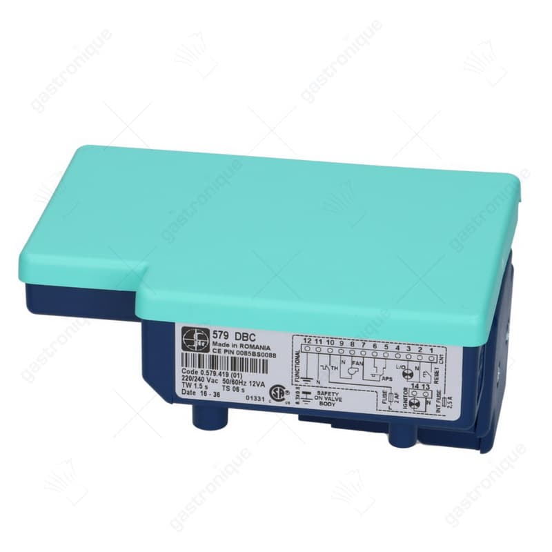 gasbranderautomaat SIT 0.579.419 type 579DBC elektroden 2 wachttijd 1,5s beveiligingstijd 6s 220/240V 12VA - Image 1