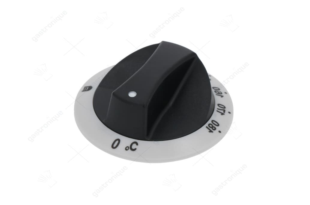 knob black-white ø 77 mm 120-180°c