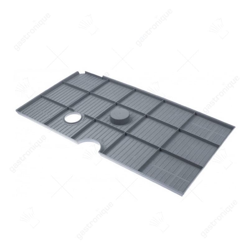 vlakfilter H 15mm L 538 mm B 290 mm met uitsparing voor standpijp