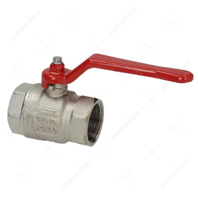 kogelkraan aansluiting 1" ID - 1" ID DN25 totale lengte 69mm met hendelgreep - Image 1