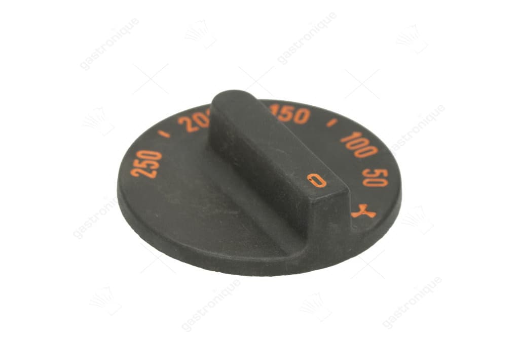bruine knop ø 45 mm 50-250°c