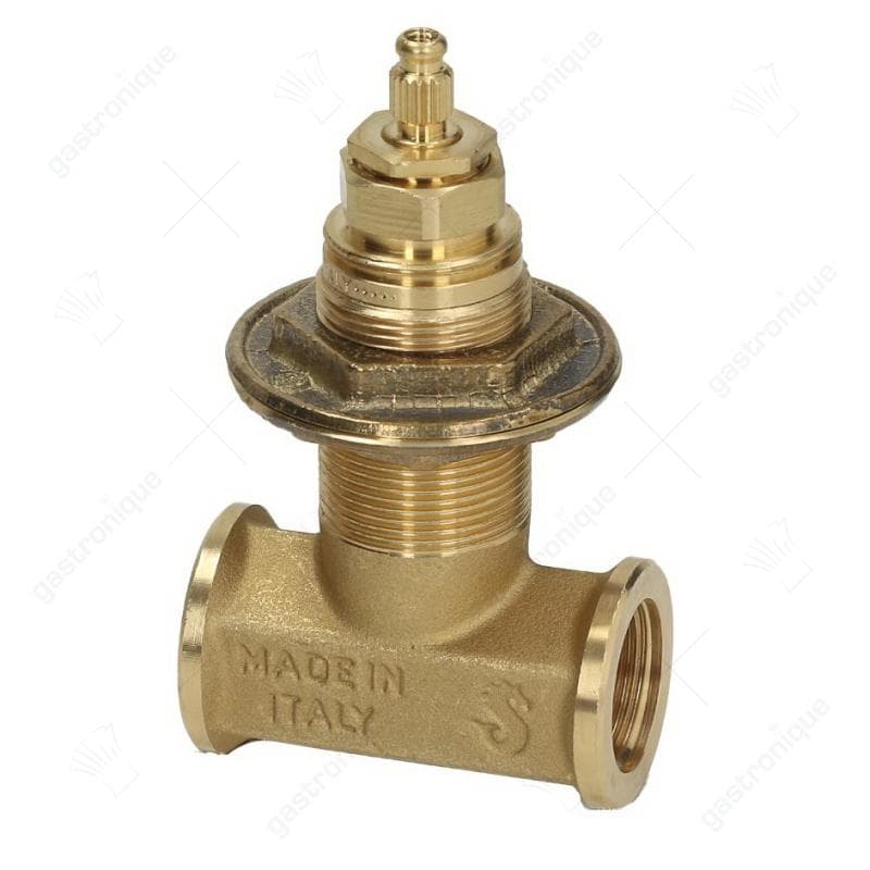 afsluitkraan aansluiting 1/2" 1/2" recht totale lengte 54 mm