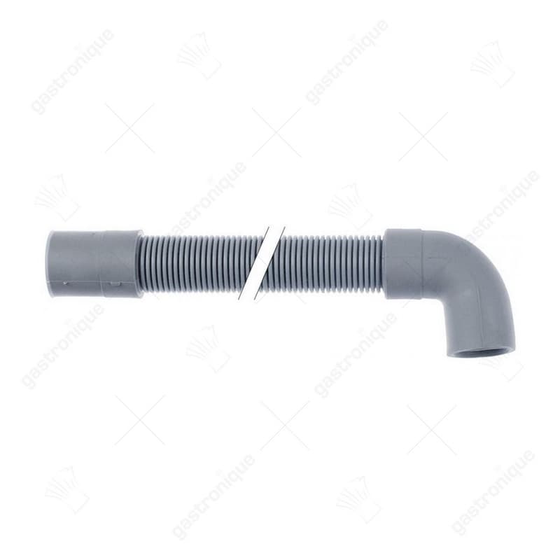 afvoerslang 2000 mm ø 19 mm ø 21 mm recht ø 21 mm haaks int.