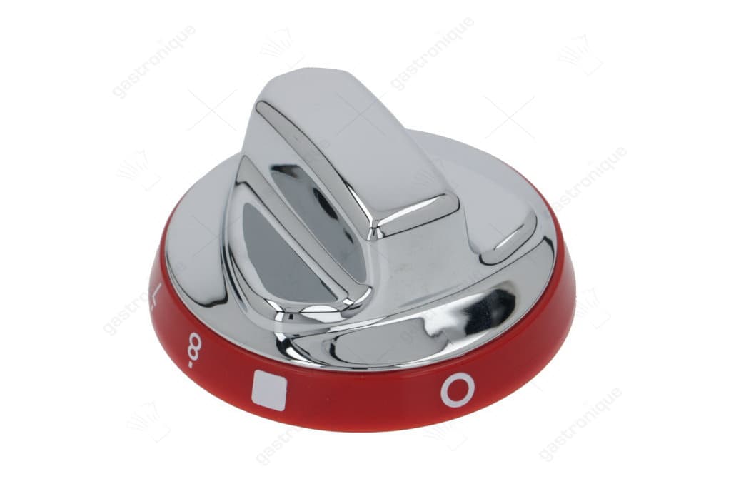 zilveren knop-rood ø 72 mm 0-8