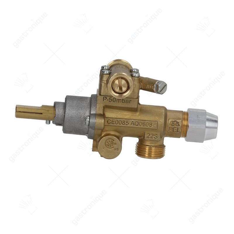 Gaskraan type PEL22S/O gasingang M20x1,5 (pijp ø 12mm)