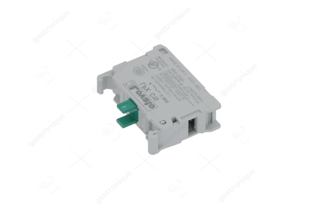 contactblok LOVATO 1NO max. spanning 690V 10A lichtgrijs