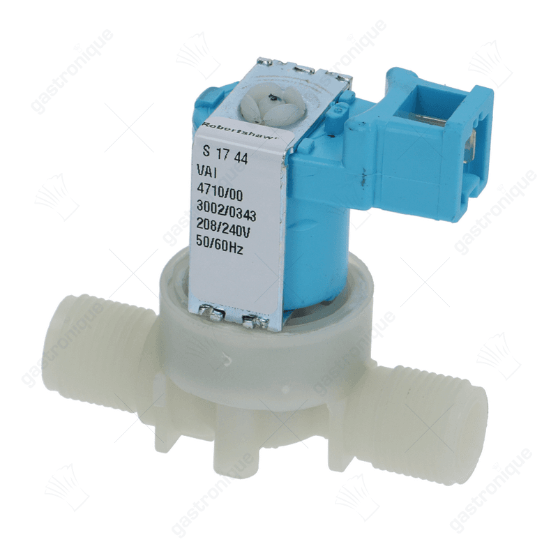 magneetventiel enkel recht 230VAC ingang 3/8" uitgang 3/8" DN10 Invensys