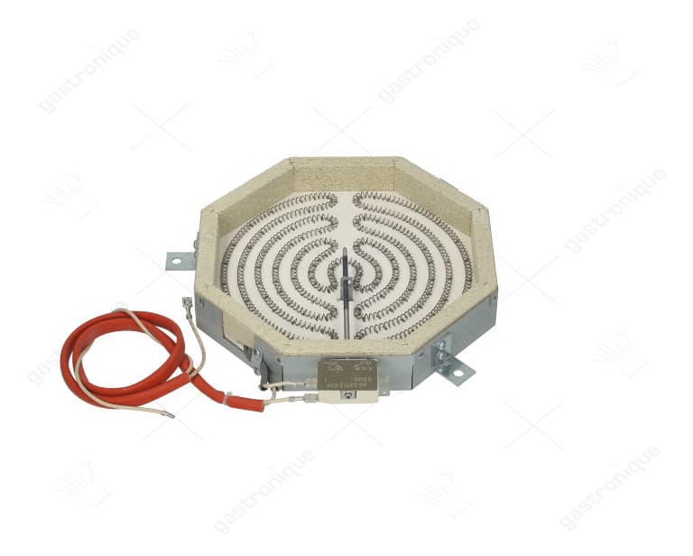 stralingselement 8-hoekig 2400W 230V L 230mm B 230mm VC 1 met verwarmingsspoel energieregeling
