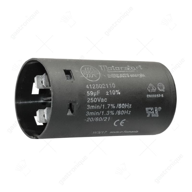 bedrijfscondensator capaciteit 59µF 250V bekercondensator 50/60Hz - Image 1