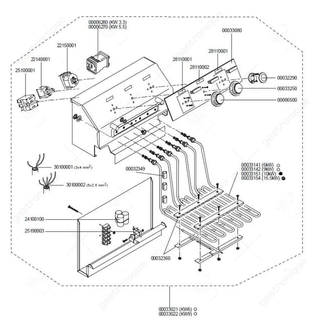 verwarmings unit 9000W 380V VC 3 compleet - Thumbnail 2