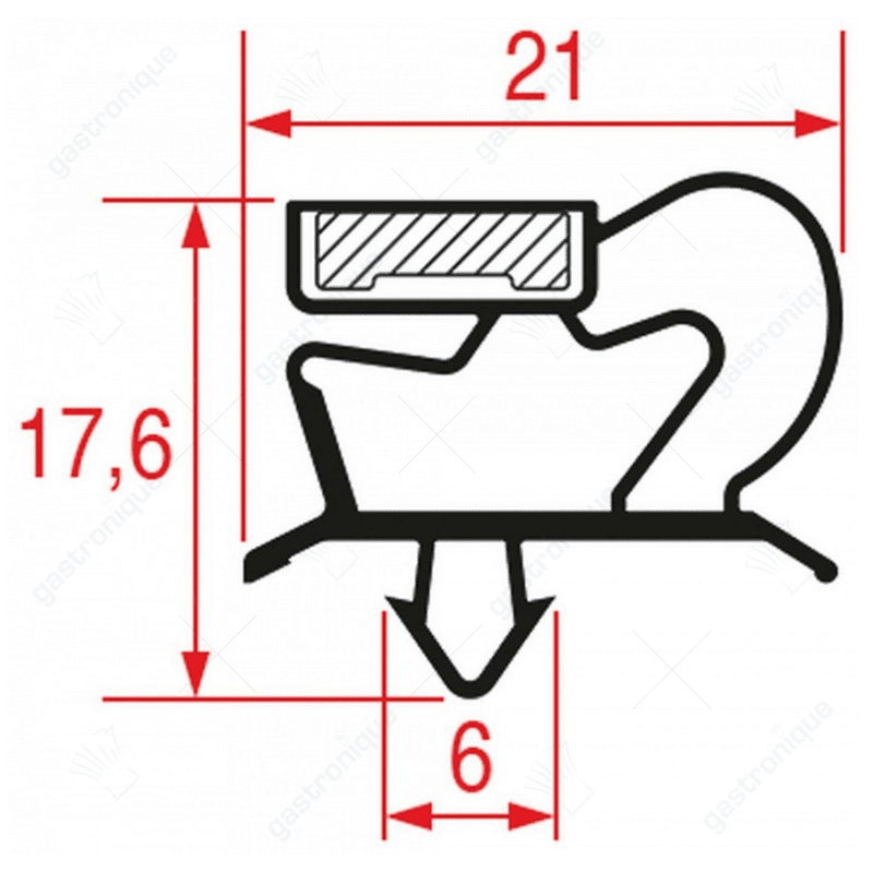 DEURRUBBER 595x416 mm - Image 1