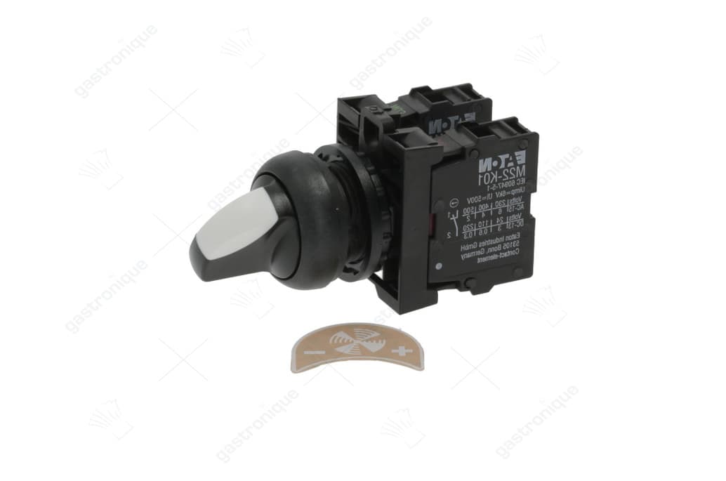selector white 2 positions eaton