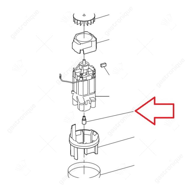 koppeling asafname 5,5mm D1 ø 10mm D2 ø 16mm L1 34mm 6 tanden - Thumbnail 2