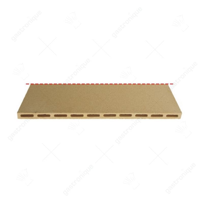 Vuurvaststeen onder 700 x 350 x 22 mm