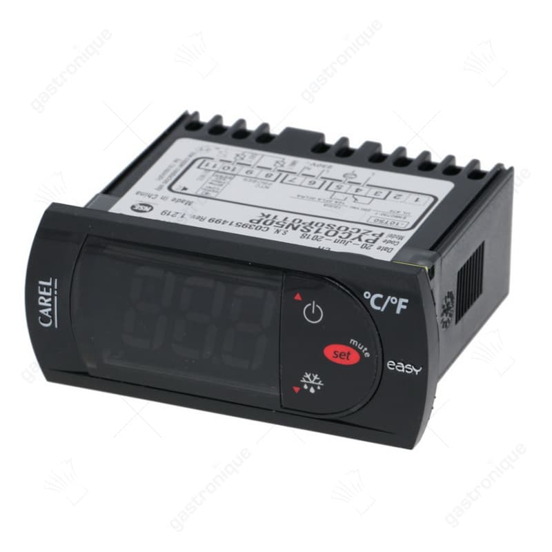 elektronische regelaar CAREL PYCO1SN50P inbouwmaat 71x29mm inbouwdiepte 59mm 230V