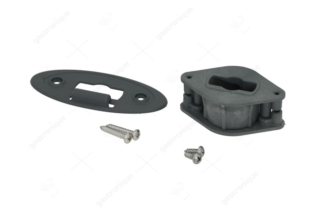 tegenstuk H 30mm rechts L 75mm B 46mm bevestigingsafstand 63mm passend voor UNOX
