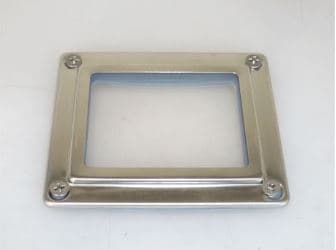pakking L 91mm B 77mm gat ø 3mm voor ovenlamp