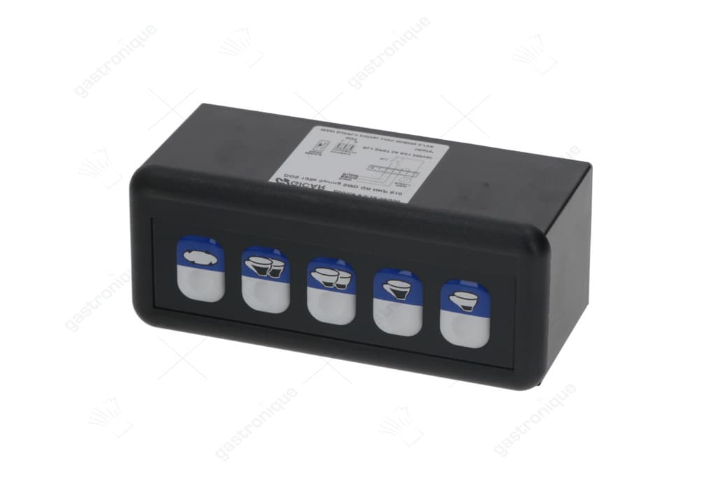 ctr box push-button panel 5 buttons 30v