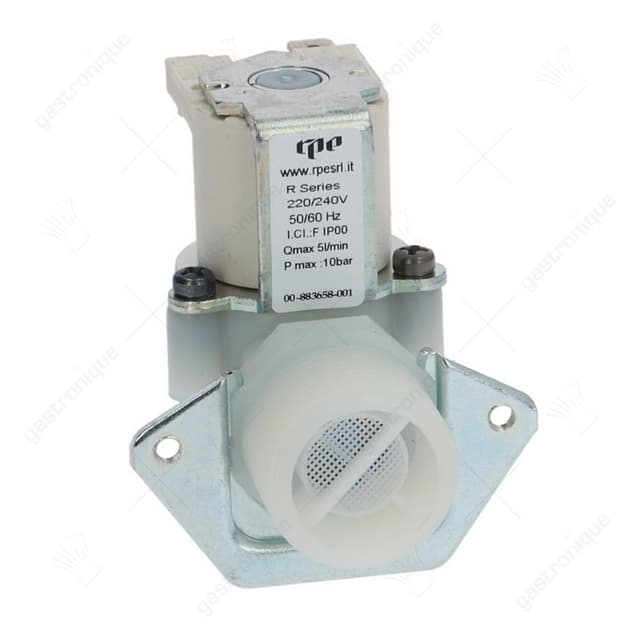 magneetventiel rpe r153 1 weg 180° enkel recht 230VAC ingang 3/4" uitgang ingang 5l/min t. max. 90°C - Thumbnail 2