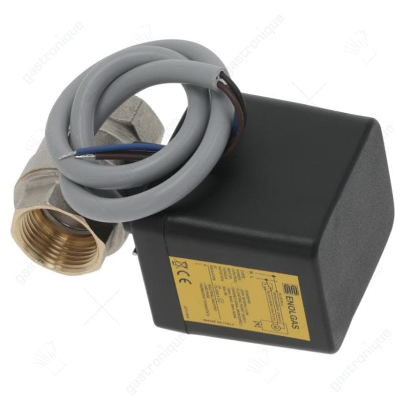 kogelkraan ingang 1" ID uitgang 1" ID voor heteluchtoven 2-wegs 230V 50/60Hz koper