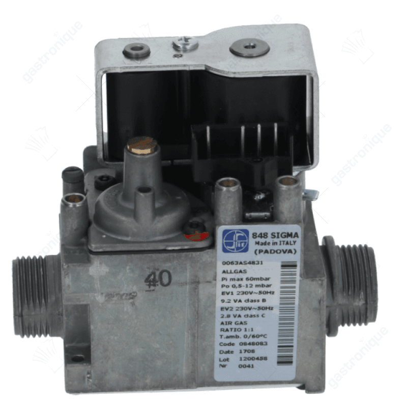 gasventiel type 230V 50Hz gasingang 3/4" gasuitgang 3/4" drukbereik 0,5-12mbar - Image 1