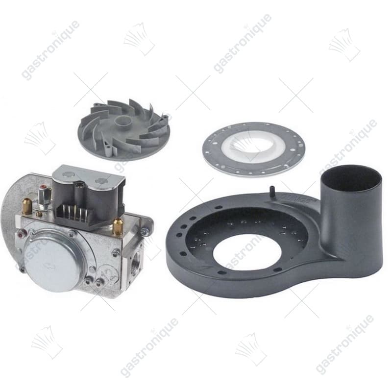 gasventiel 230V 50/60Hz gasingang 1/2" gasuitgang 1/2" totale lengte 105mm DUNGS