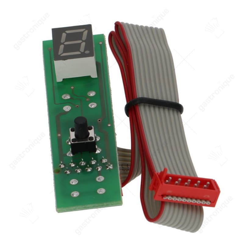Elektronische kaart- 1 knop met display