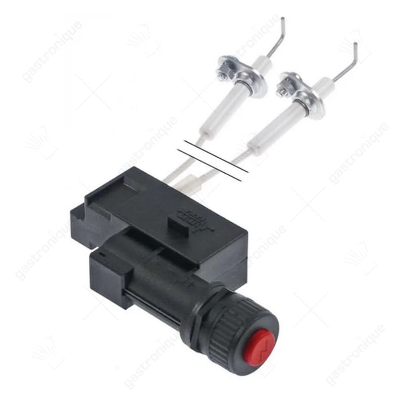 piëzo-ontsteker inbouw ø 20mm aansluiting vlaksteker 3,2mm batterij inzet - Image 1