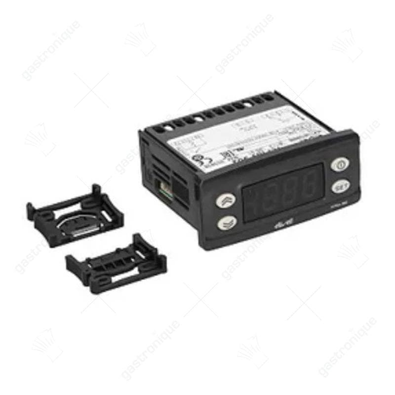 Elektronische regelaar 230V inbouwmaat 74x32x59mm PT100 voeler relaisuitgang SPDT 8A, 250V - Image 1