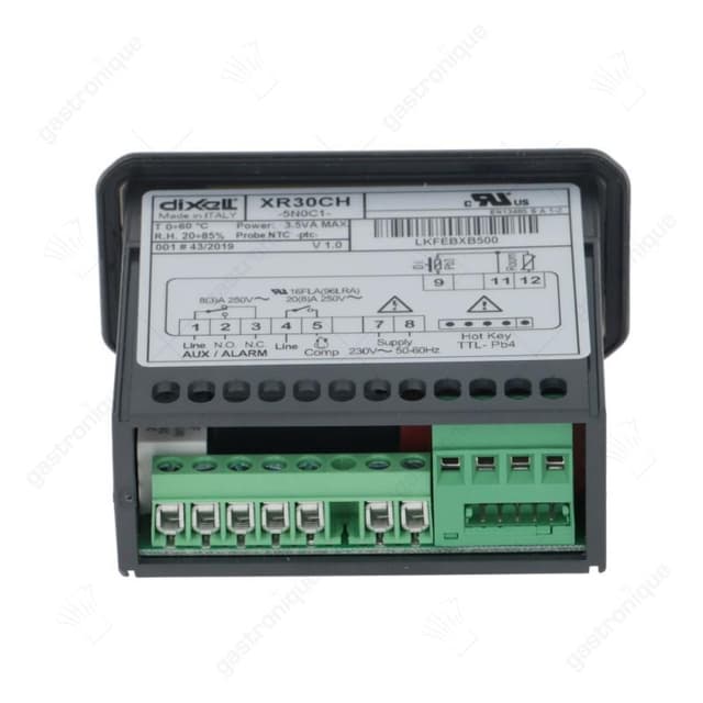 elektronische regelaar DIXELL XR30CH-5N0C1 inbouwmaat 71x29mm inbouwdiepte 62mm 230V - Thumbnail 2