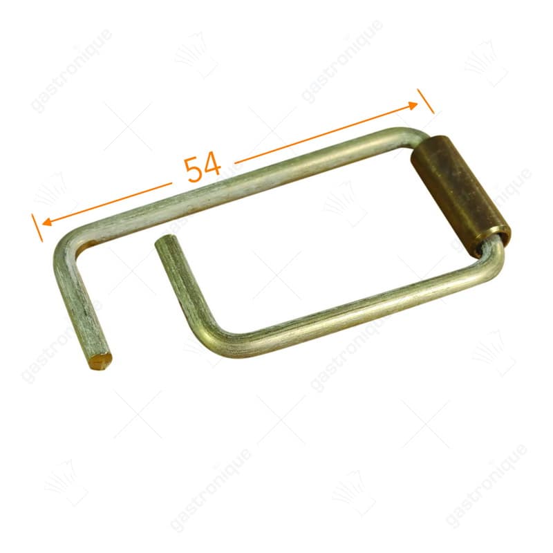 veer ø 6 mm L 54 mm B 27,5 mm voor deurgreep