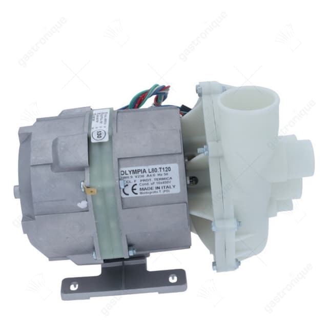 pomp ingang ø 60 uitgang ø 48 type L80.T120 230V 50Hz fasen 1 0,9kW L 260mm OLYMPIA - Thumbnail 4