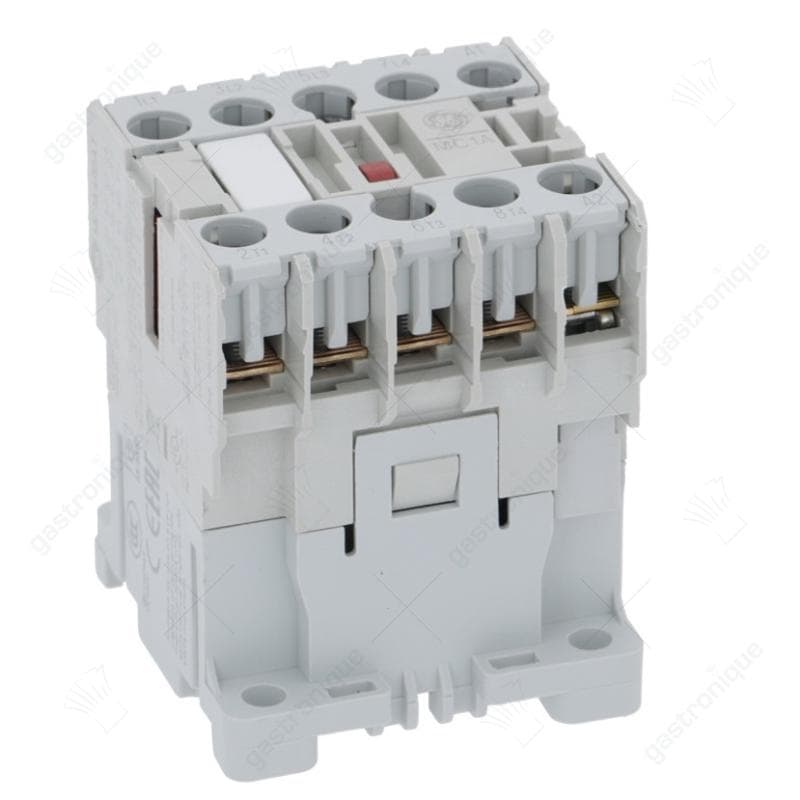 relais AC1 20A 230VAC (AC3/400V) 8,4A/4kW hoofdcontact 4NO aansluiting schroefaansluiting