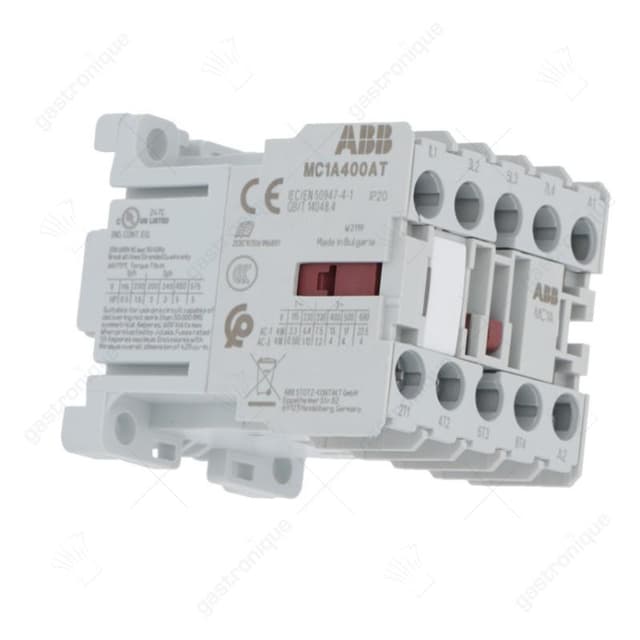 relais AC1 20A 230VAC (AC3/400V) 8,4A/4kW hoofdcontact 4NO aansluiting schroefaansluiting - Thumbnail 1