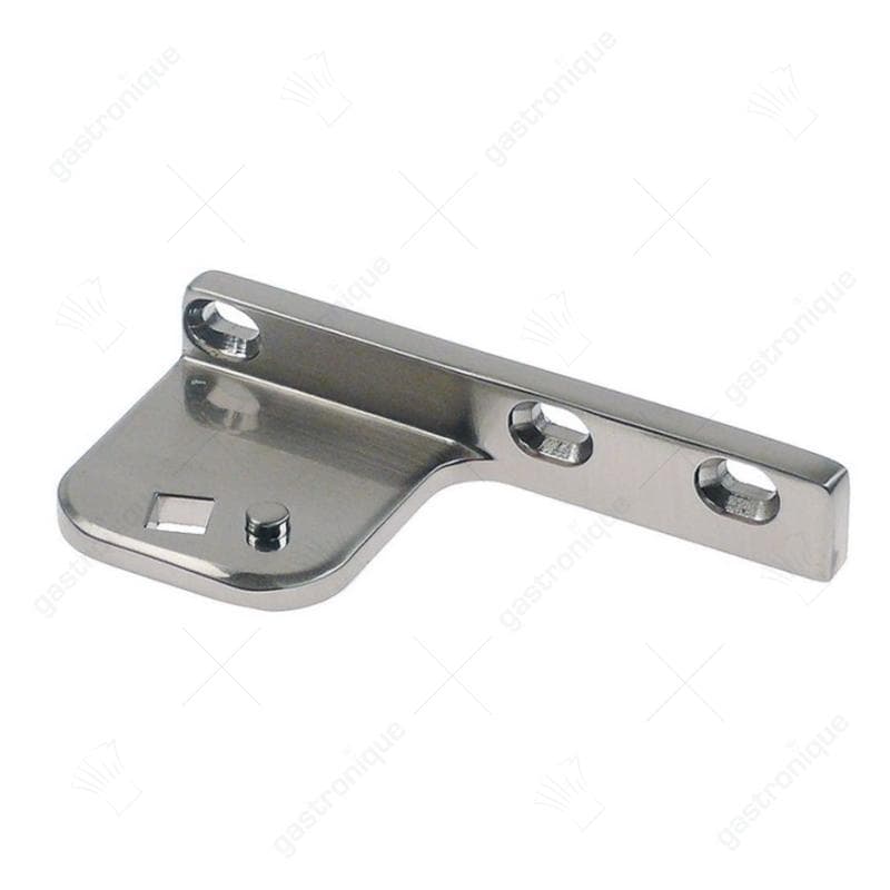 scharnierplaat LINKS L 98mm B 46mm bevestigingsafstand 80mm inbouwpositie onder links