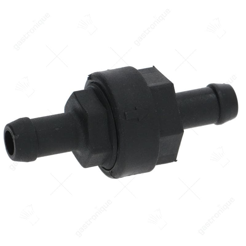 terugslagventiel kunststof totale lengte 26mm slang ø 11mm