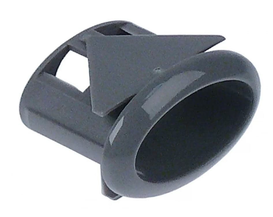 frame drukschakel. ovale 21x11 mm grijs