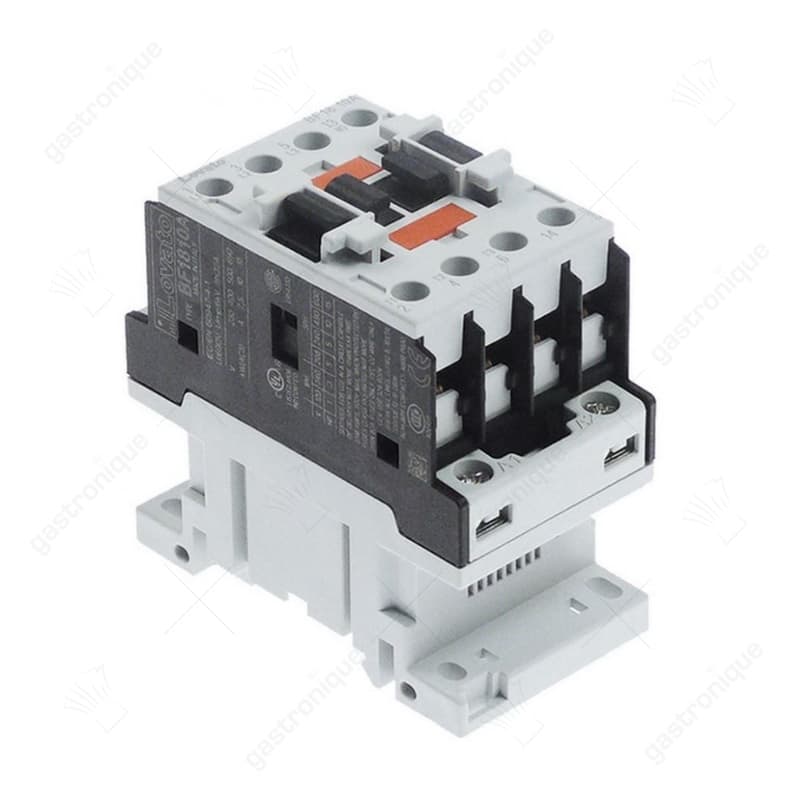 relais AC1 32A 230VAC (AC3/400V) 18A/7,5kW hoofdcontact 3NO hulpcontact 1NO - Image 1