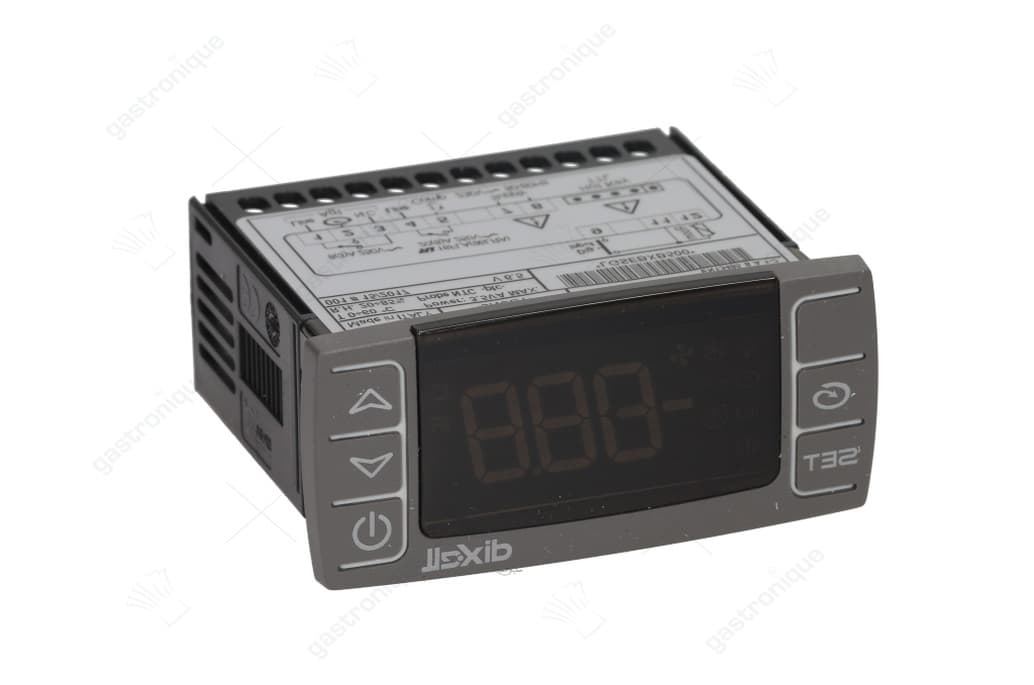 elektronische regelaar DIXELL inbouwmaat 71x29mm 230V spanning AC NTC/PTC relaisuitgang 2 DI