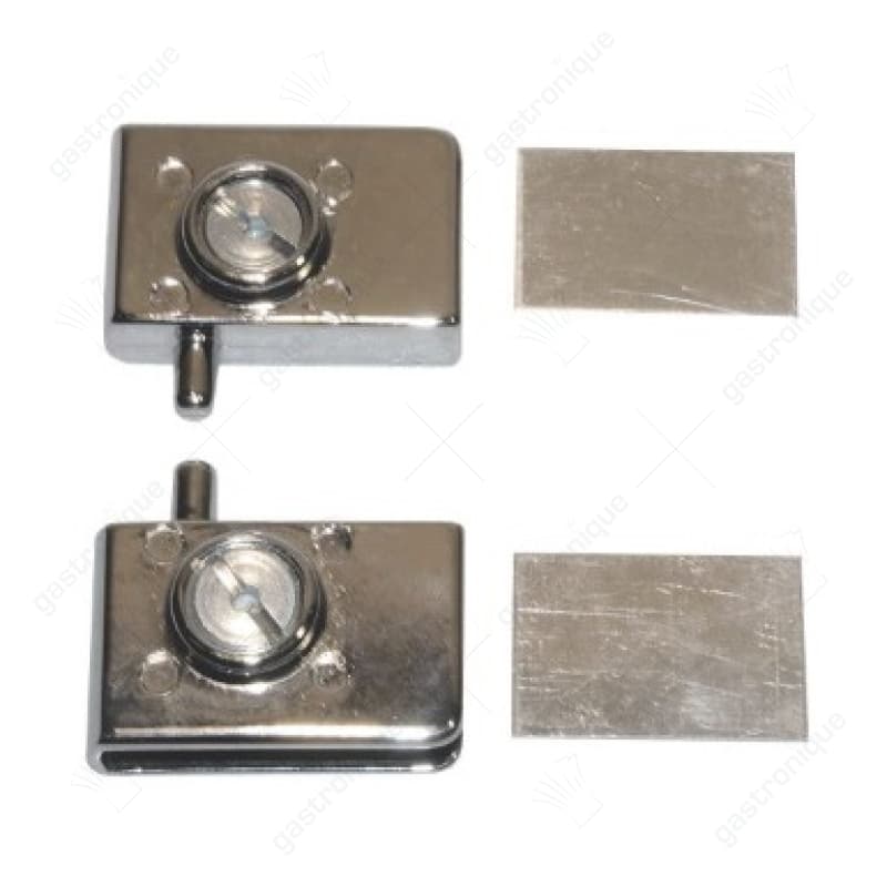 set scharnieren voor glas 36x24 mm