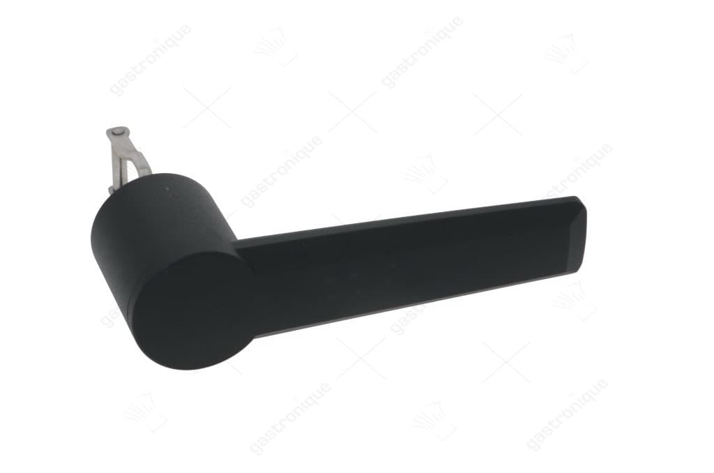 deurgreep L 200mm B 50mm greep ø 50mm veerlengte 55mm ingeschroefd zwart - Image 1