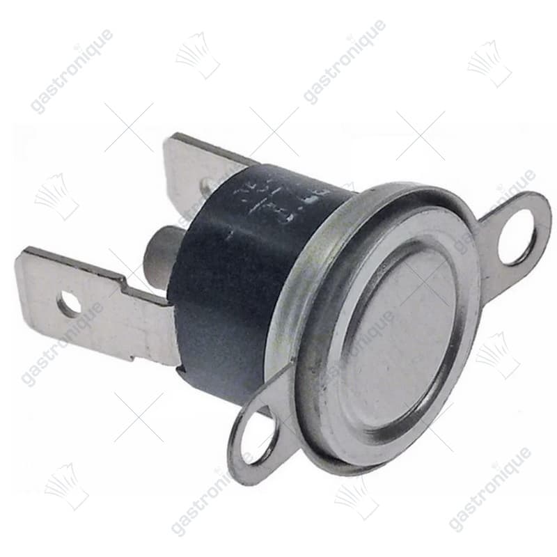maximaalclixon LA 23,5mm uitschakeltemp. 127°C 1NC 1-polig 16A 250V aansluiting F6,3 - Image 1
