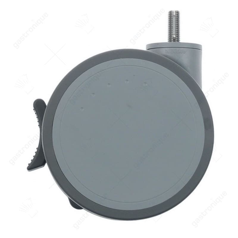 castor swivel with pin and brake